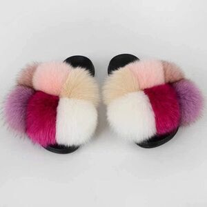 Women’s Fur Ball Fluffy Slippery